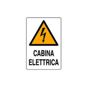 Cartello cabina elettrica cm 20X30