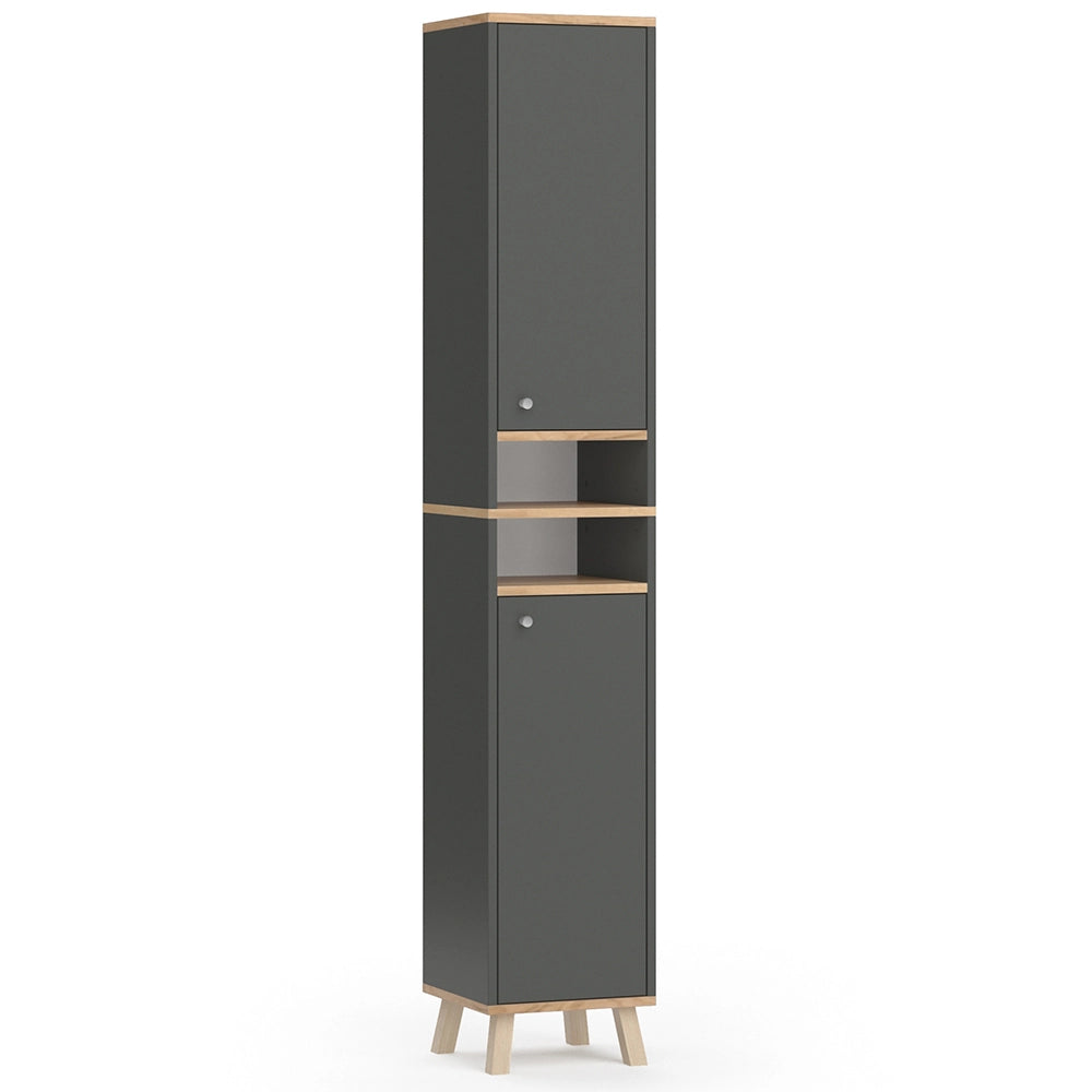 Vicco Mobile bagno alto Antracite 30 x 174 cm
