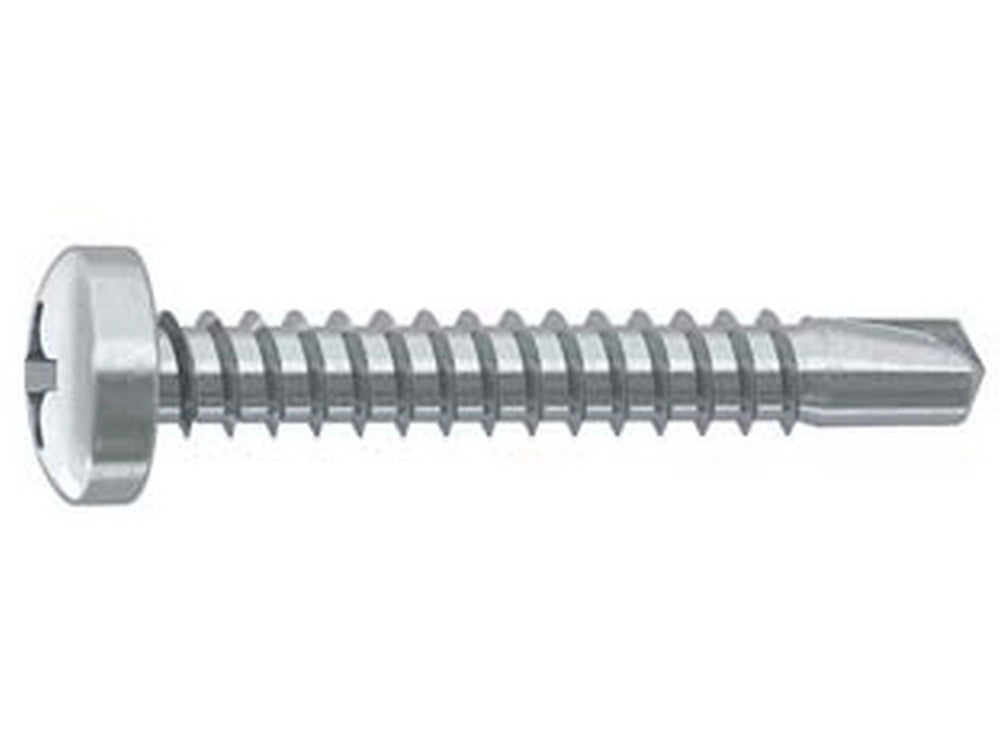 1000pz vite autoperforante tc cava ph in acciaio zincato bianco - ø mm.3,5x25 cod:ferx.fer439770