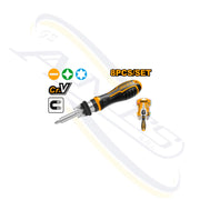 SET CACCIAVITE A CRICCHETTO CON 7 INSERTI INGCO AKISD0808