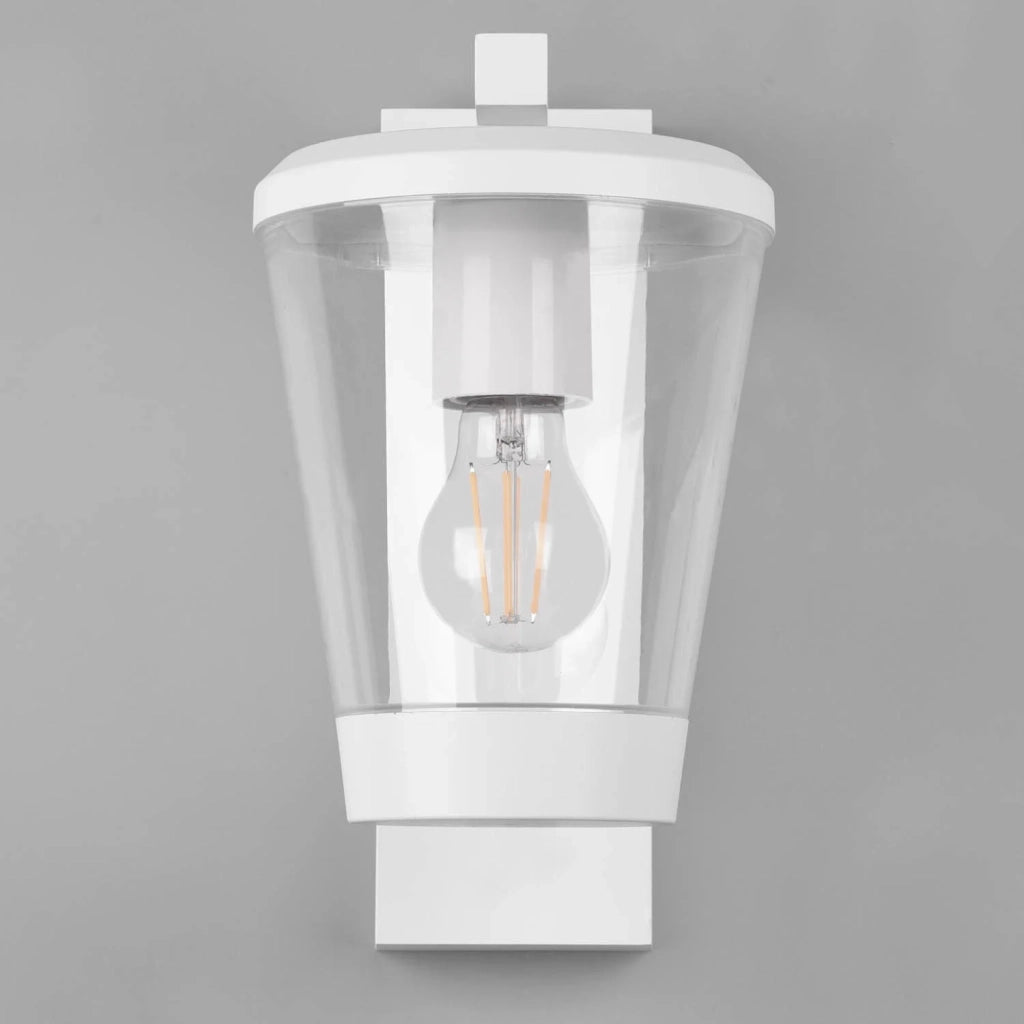LÚZETE - LAMPADA DA PARETE PER ESTERNI BIANCO E27 IP44 LOTUS
