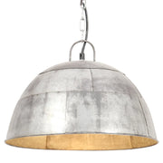 Lampada a Sospensione Vintage 25 W Argento Rotonda 41 cm E27 320541
