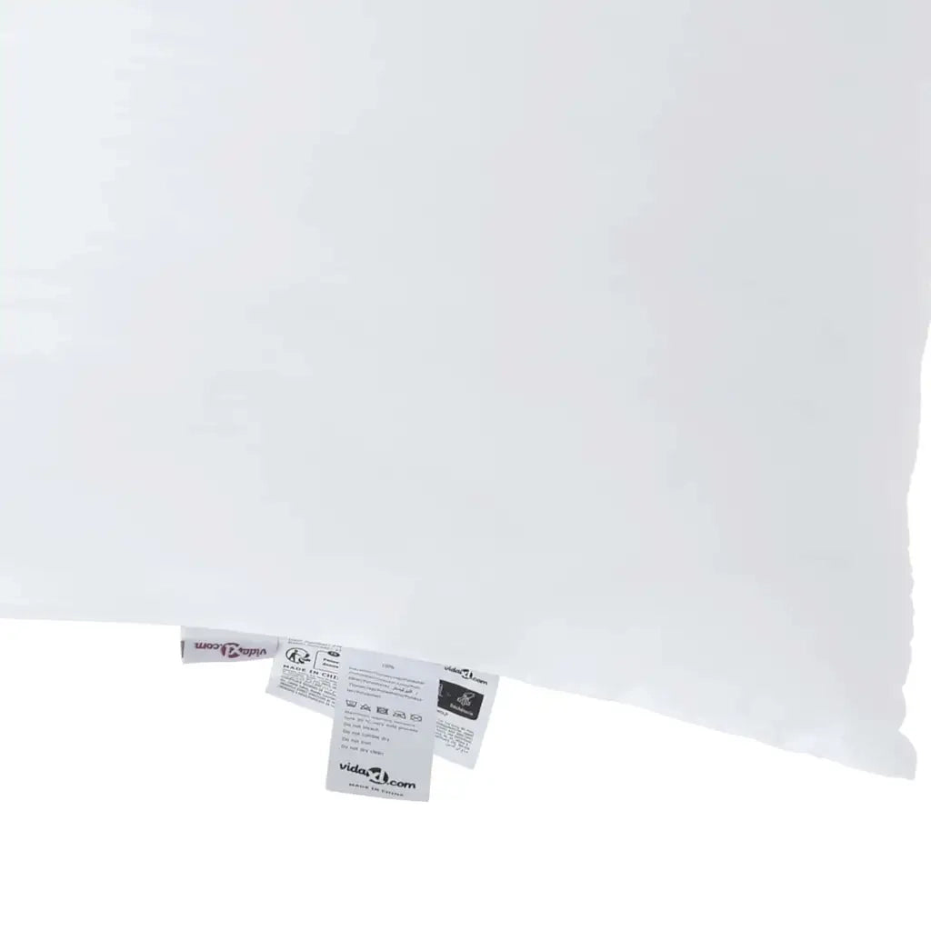 Cuscino con cuscino 2 pcs Bianco 41 x 40 x 20 cm Poliestere 42007821