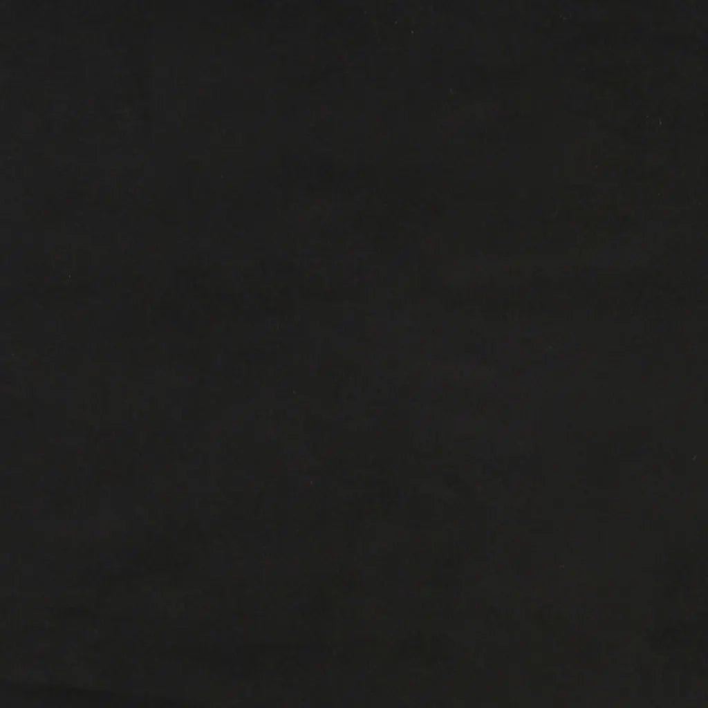Giroletto senza Materasso Nero 200x200 cm in Velluto 347344