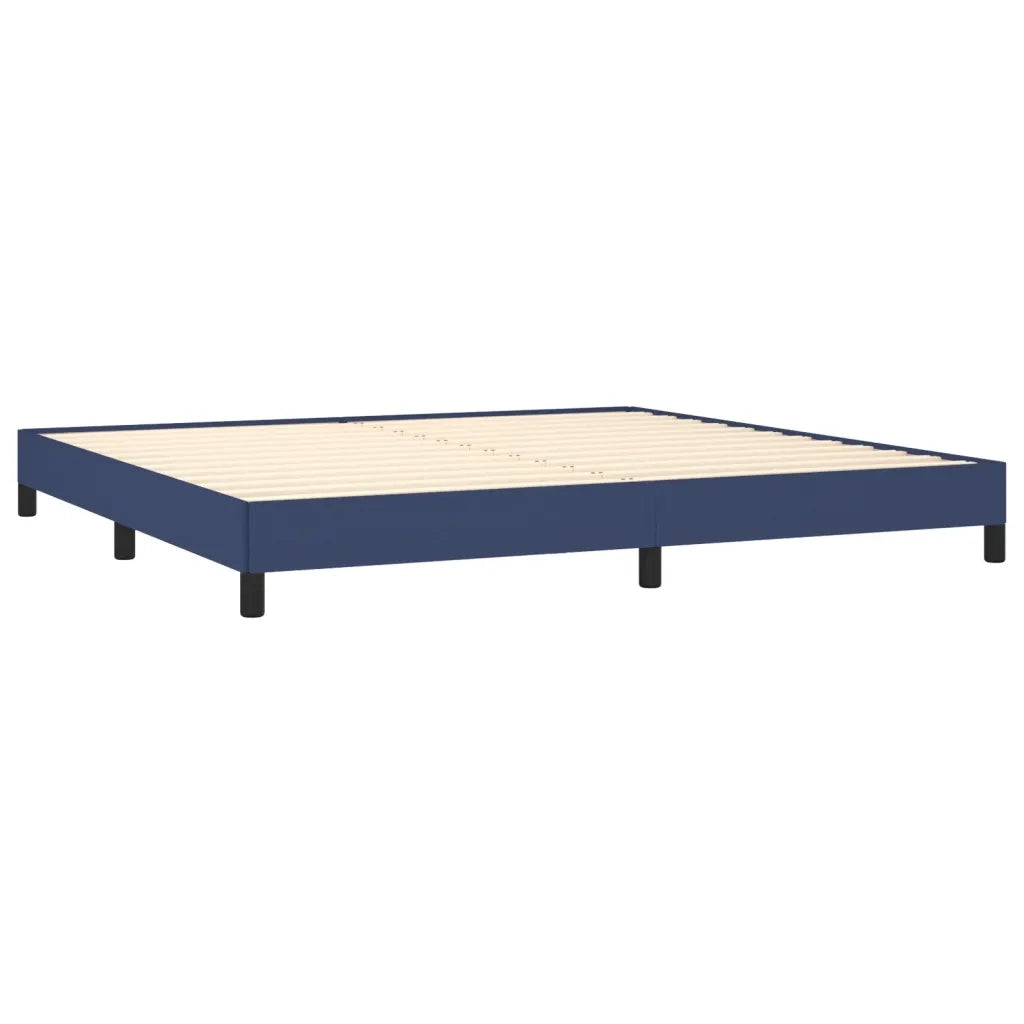 Giroletto senza Materasso Blu 200x200 cm in Tessuto 346750