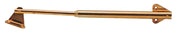 ASTA PER CAPPA 216 A PISTONE OTTONE LUCIDO 25 CM*- 24,0 pz