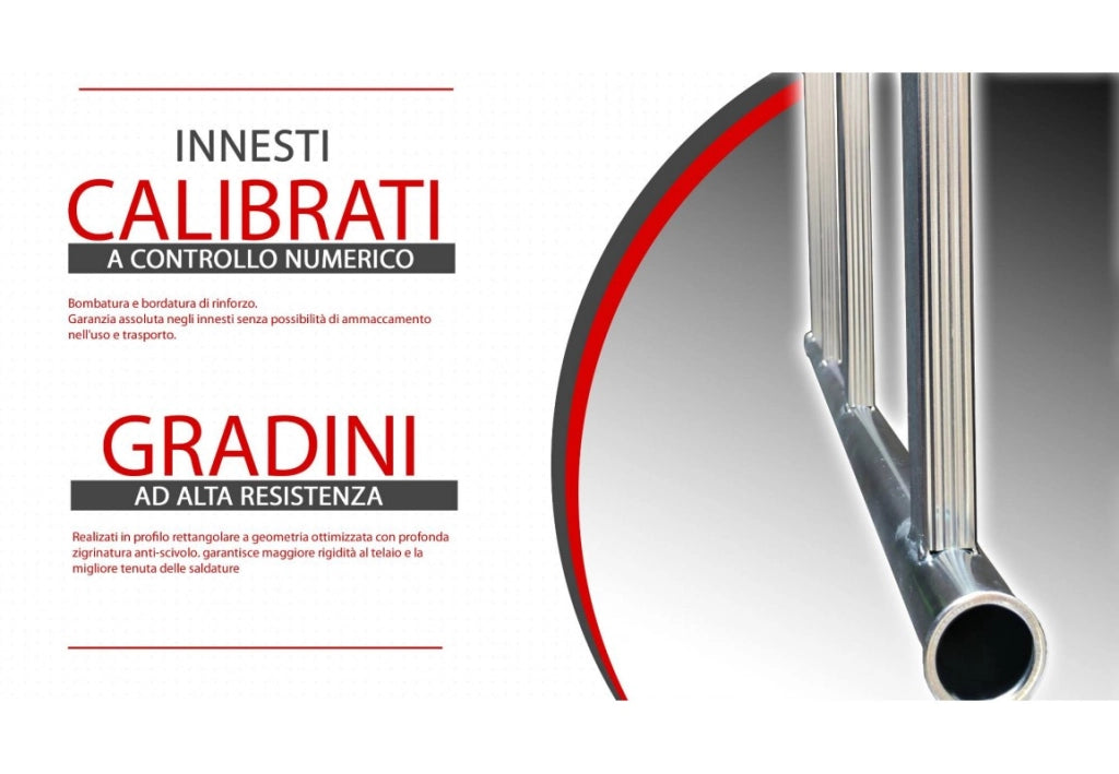 Trabattello M4 LUX base normale Altezza lavoro 5 metri