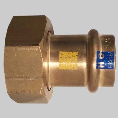 MEZZO BOCCHETTONE DADO GIREVOLE A PRESSARE  22 x 3/4     MADE IN ITALY