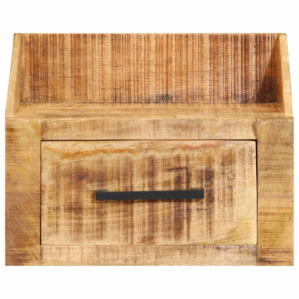 Armadio da Notte con cassetto Marrone 40 x 30 x 30 cm 374094