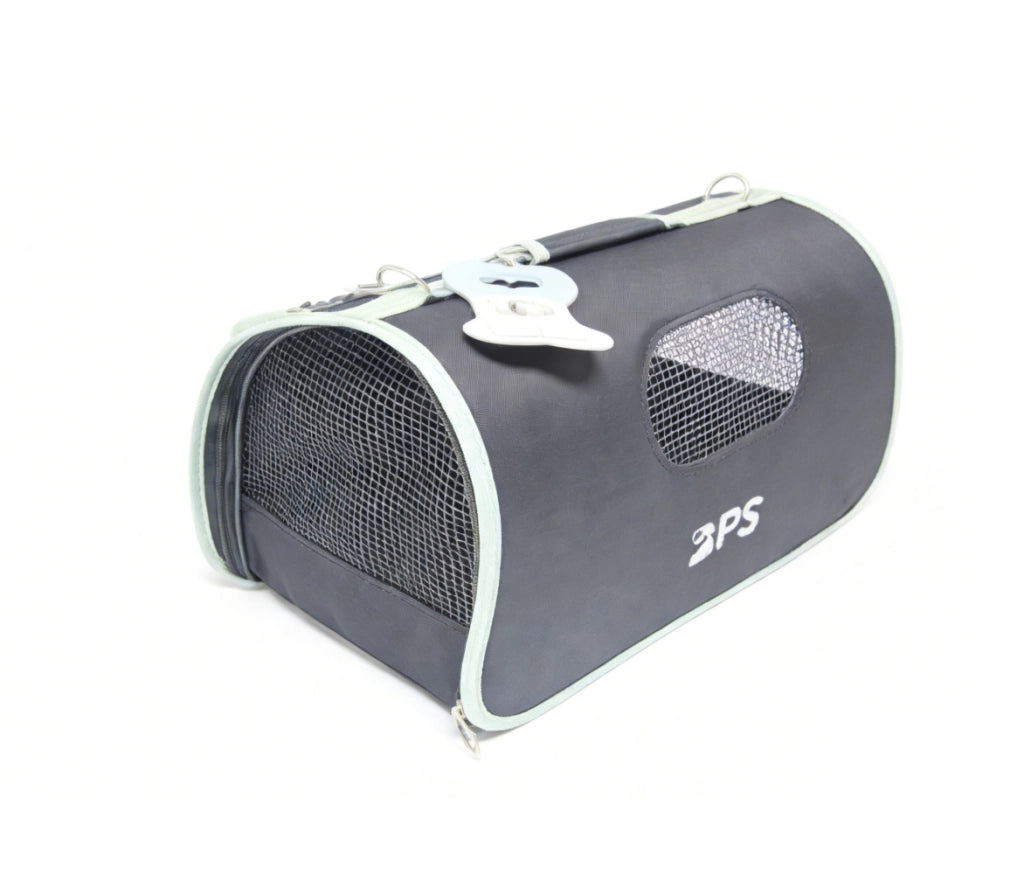 Borsa Trasportino Pieghevole per Gatti e Cani Piccoli, Traspirante e Portatile per Viaggi, 43.5x25x25cm