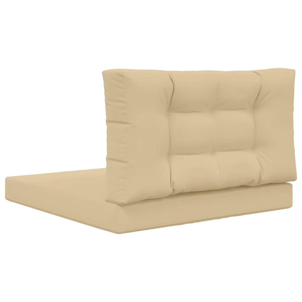 Cuscino per divano da esterno Poliestere Beige 80 x 80 cm 900849