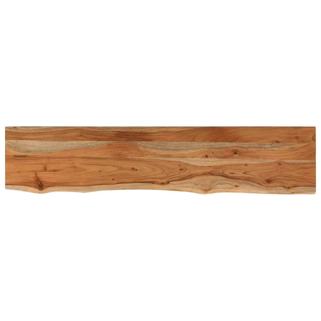 Dessus de table 140x30x2,5 cm rectangulaire bois massif acacia