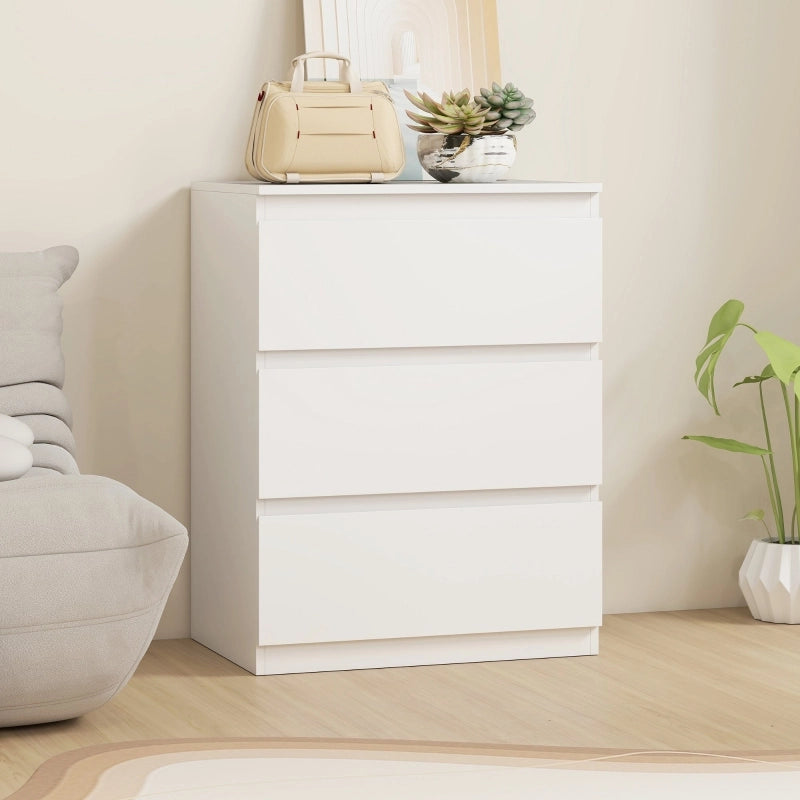 COMÒ 3 cassetti 91,3x51x15,4 cm Legno Bianco
