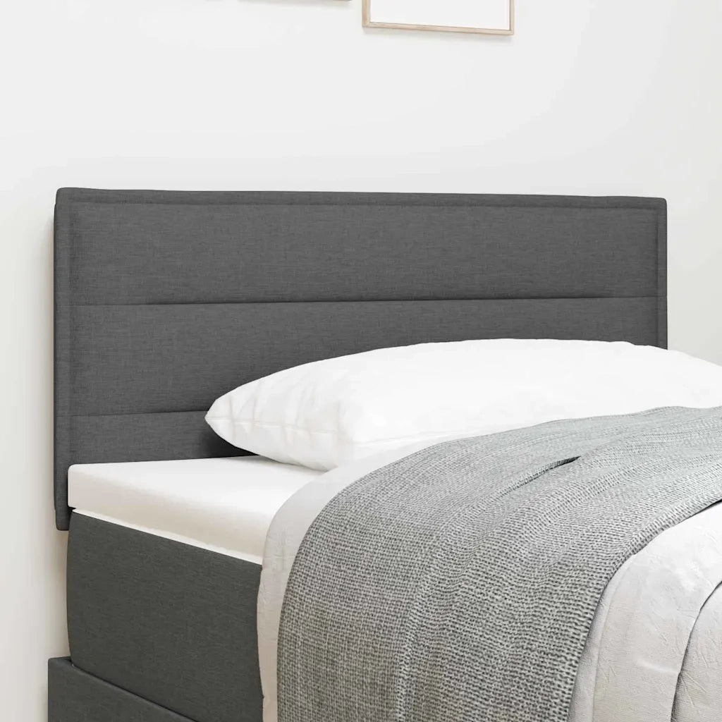 Testiera | Testata Grigio scuro 90 cm Tessuto