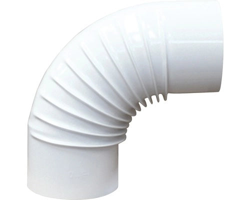 GOMITO SMALTATO 90  ° 'CLASSIC'  EE ? 120 mm - Col. bianco - SAVE