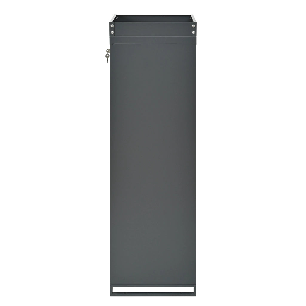 Cassetta postale da esterno con cassetto per pacchi ¨C Minimal ¨C con serratura a combinazione, materiale resistente alle intemperie