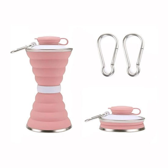 Ottimale Bicchiere 500 ml - Bicchiere Opiegalabile - Materiale Silicone - Portatile - Esterno - Adatto da -50°C a +200°C - Ossigenatore Acqua