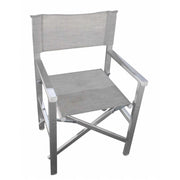 SEDIA DA REGISTA SIENA IN TEXTILENE COLORE GRIGIO