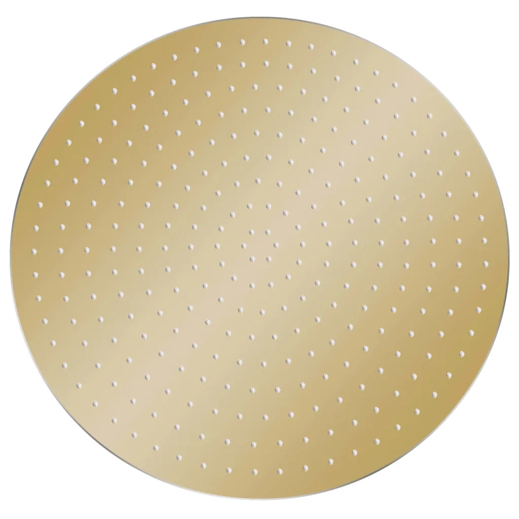 Testa Doccia a Pioggia in Acciaio Inox 40 cm Rotonda Oro CFW1511709