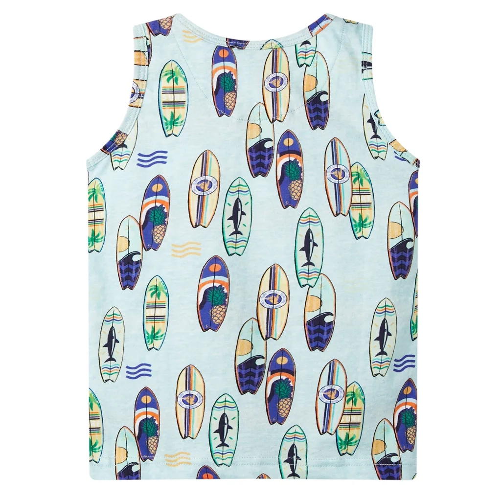 Canotta da Bambino Blu Tenue Mélange 128 11777