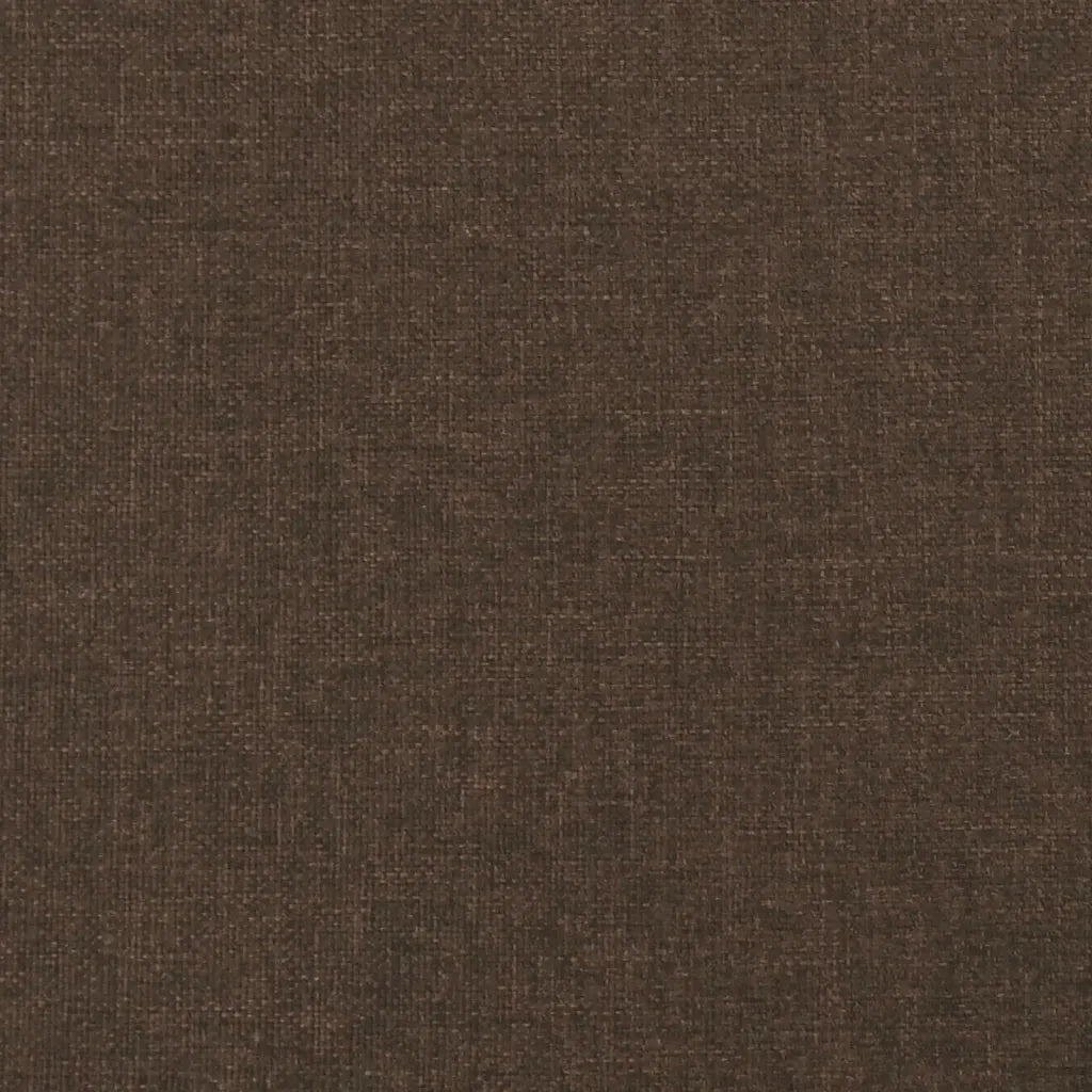 Giroletto senza Materasso Marrone Scuro 200x200 cm in Tessuto 346845