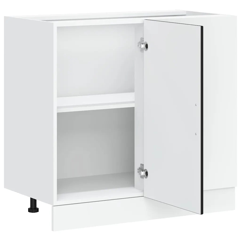 Mobiletto da cucina "Kalmar" Nero in legno ingegnerizzato 854319