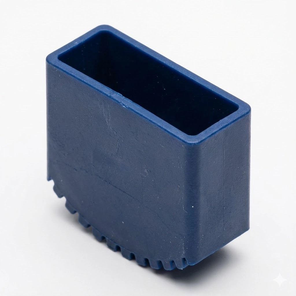 PIEDINO ESTERNO DI RICAMBIO- - 60x25 blu - 2 pezzi MARCHETTI