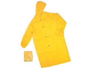 IMPERMEABILE CAPPOTTO IN PVC BISPALMATO PLP GIALLO- - tg. XXXL - 1 pezzi EXCEL