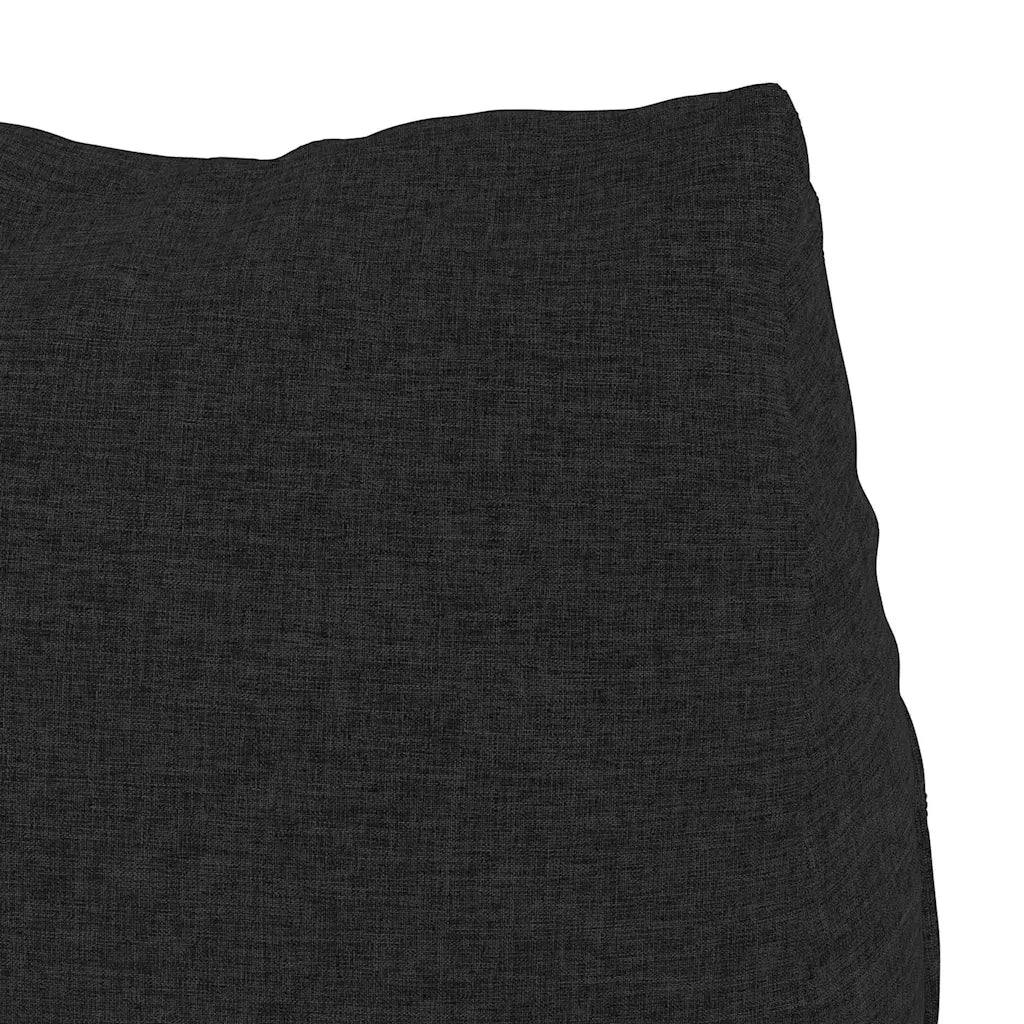 Cuscino per Schiena Nero 45 x 20 x 35 cm Tessuto 42015004