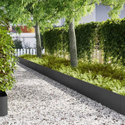 Bordura per Prato 30 pz 100 x 0,05 x 30 cm Nero 3335781