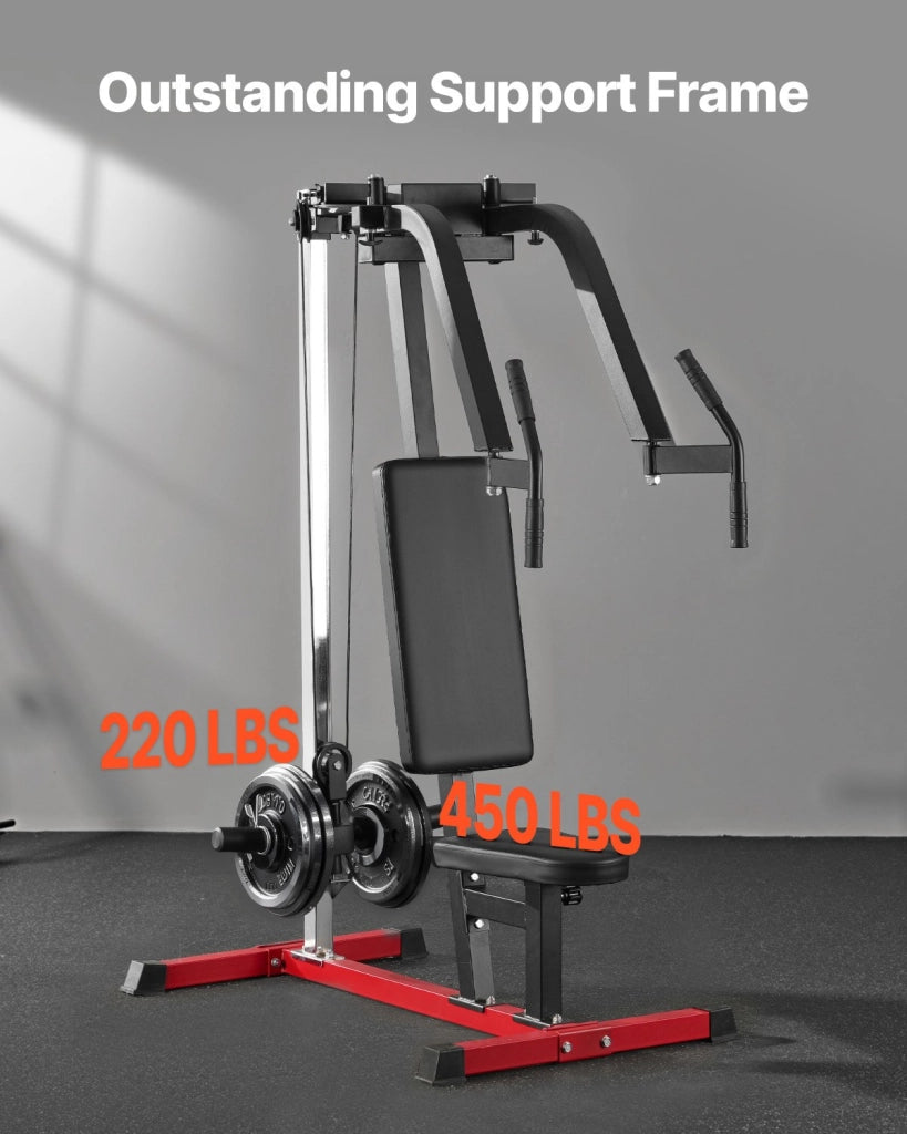 BN1903 Macchina Fitness per Pettorali e Spalle, Attrezzo Multifunzionale per Palestra Domestica e Casa, Facile da Montare, 1100 x 1650 x 1640 mm