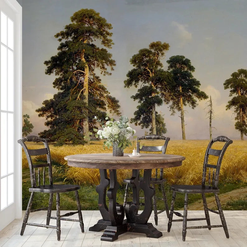 Carta da Parati Campo di Grano 360x260cm 9 mq