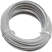 FUNE ZINCATA ANTIGIRO Ø 4 mm - rotolo 25 mt
