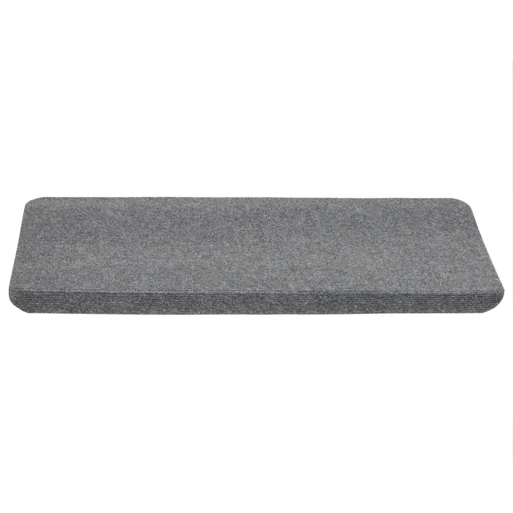 Tappetini Autoadesivi per Scale 15 pz 65x24,5x3,5 cm Grigio 343479
