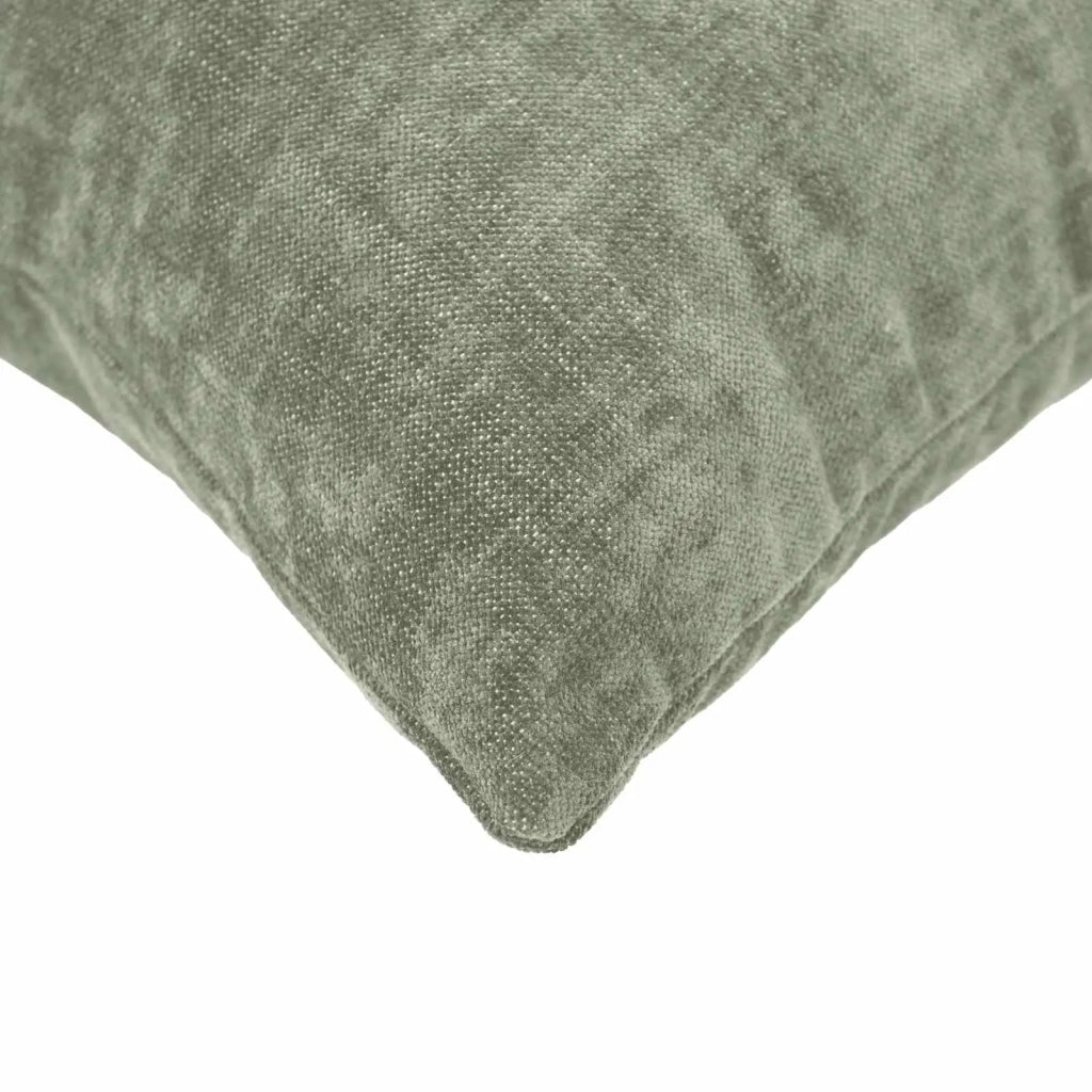 Cuscino con cuscino HEERLEN 6 pz Verde Tessuto Chenille 923936