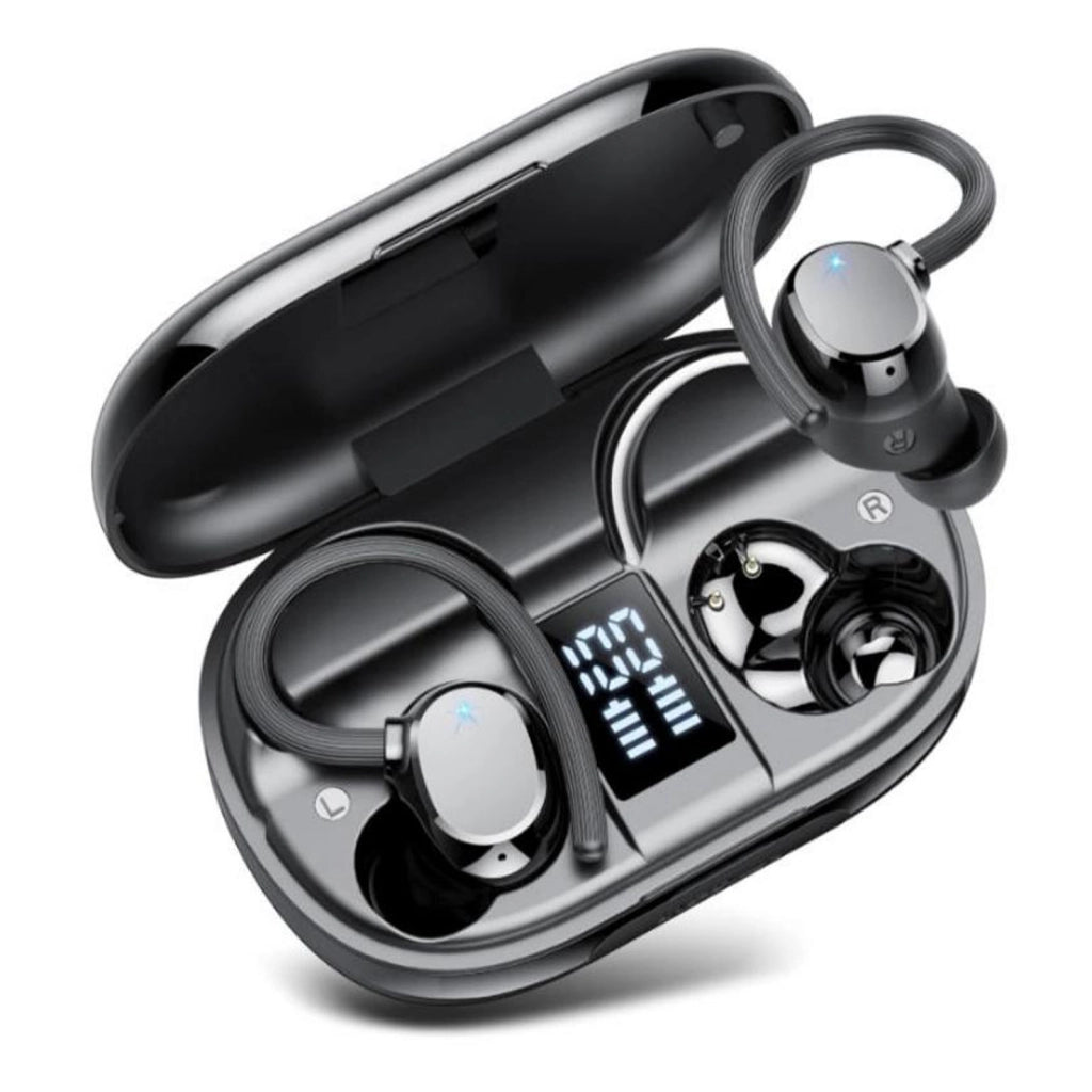 Auricolari sportivi Bluetooth 5.3 Q22 con custodia di ricarica