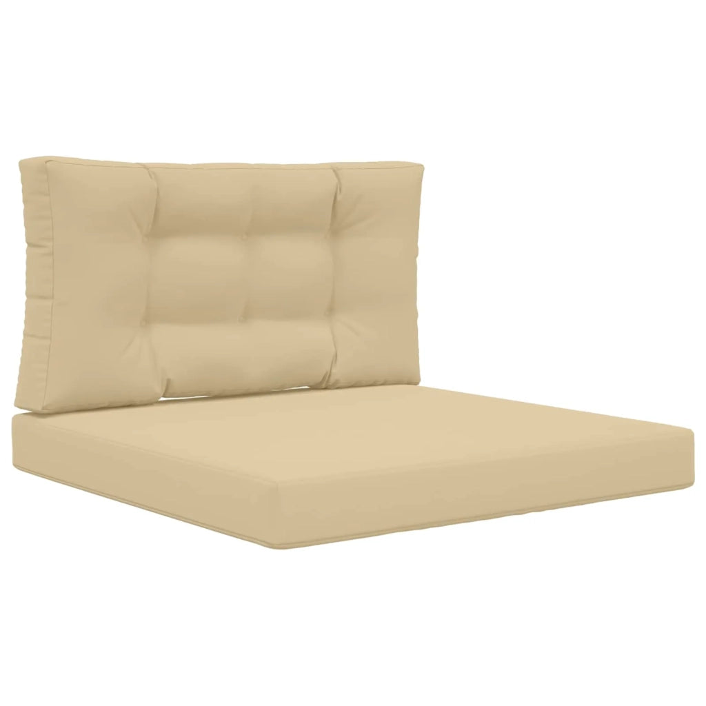 Cuscino per divano da esterno Poliestere Beige 80 x 80 cm 900849