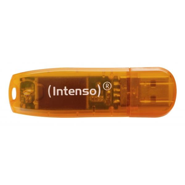 INTENSO PEN DISK RAINBOW LINE 64GB ORANGE USB 2.0