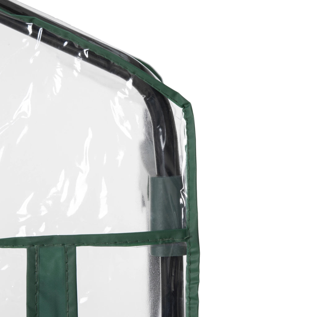 Mini serra in pellicola con 4 ripiani, 70 x 50 x 160 cm, trasparente