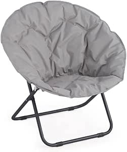 Poltrona da giardino con struttura in acciaio Moon colore Grigio 