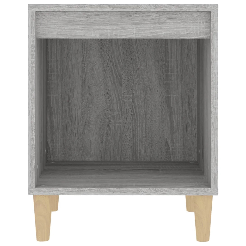 Comodino 2 pz Grigio Sonoma 40x35x50 cm 821871