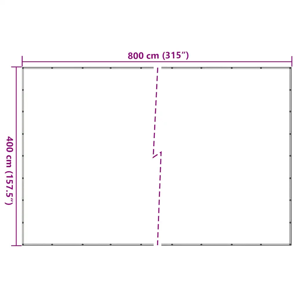 Rete per Rimorchio Verde 4x8 m HDPE 4002106