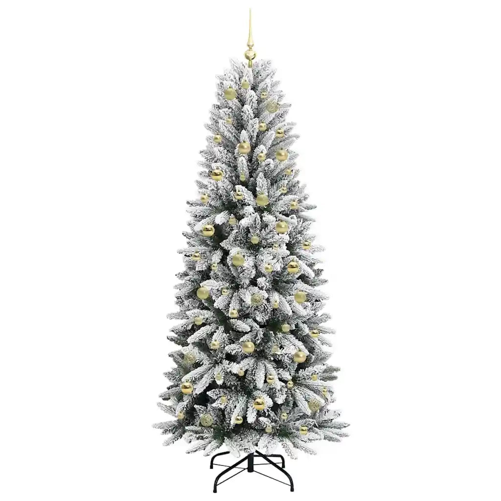 Albero di Natale artificiale con 300 LED Bianco 210 cm