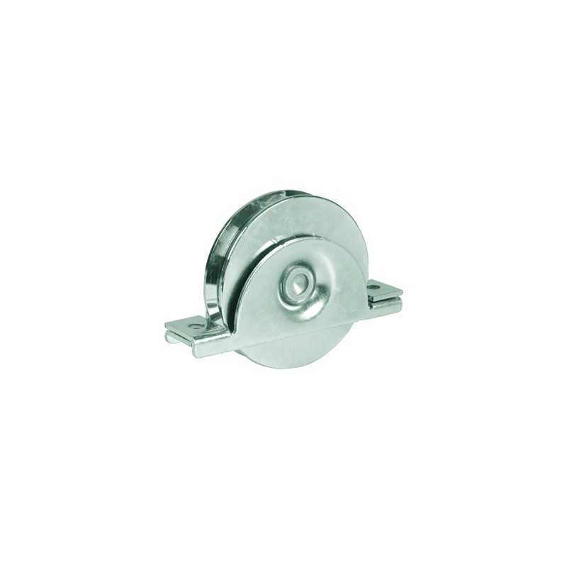 Ruote per Cancelli Gola V art. 393 con Supporto dia.Mm.120