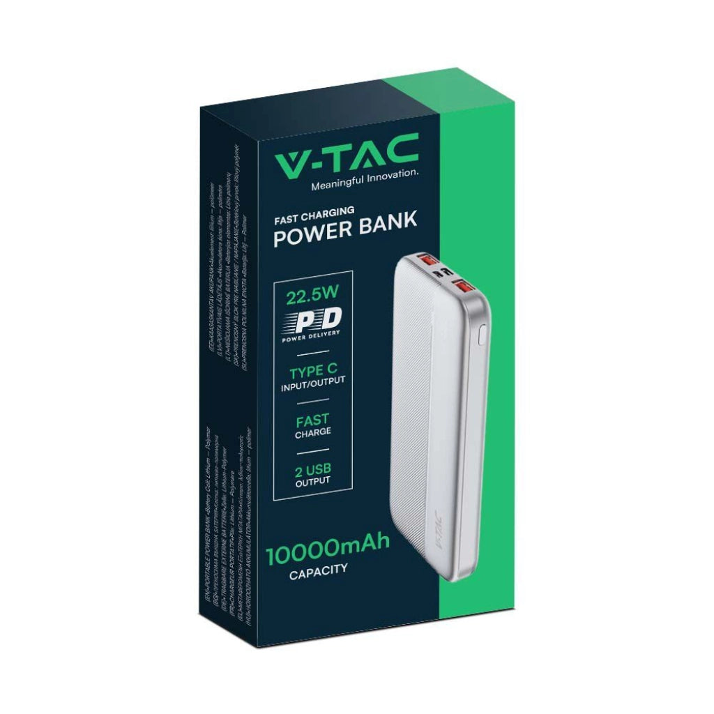 White White White da 10000 mAh Caricatore veloce