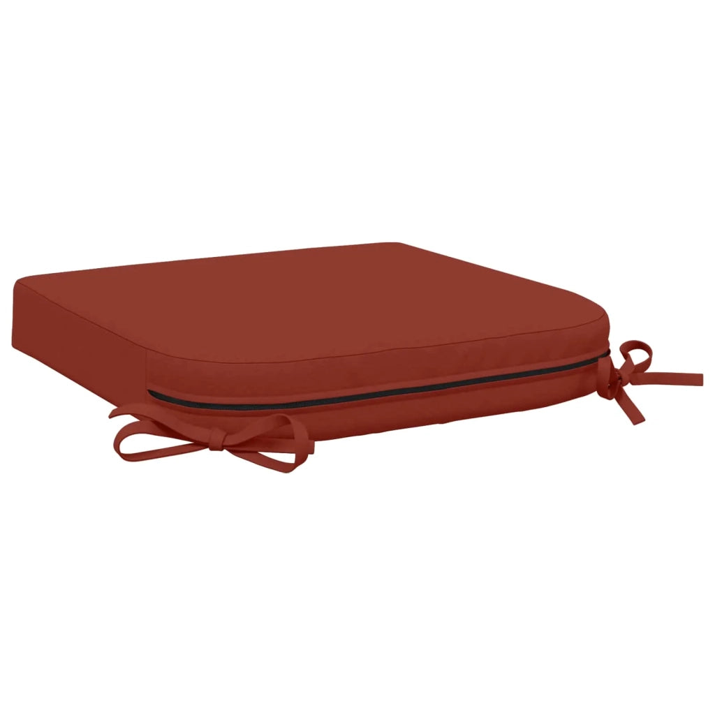 Cuscini per sedile a 4 pezzi SOEST 4 pz 100% Poliestere Rosso 945182