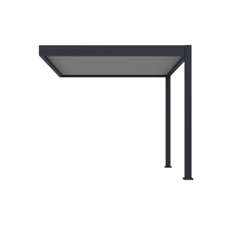 Pergola bioclimatica Ombréa VS 3x3M addossata – A&B V2