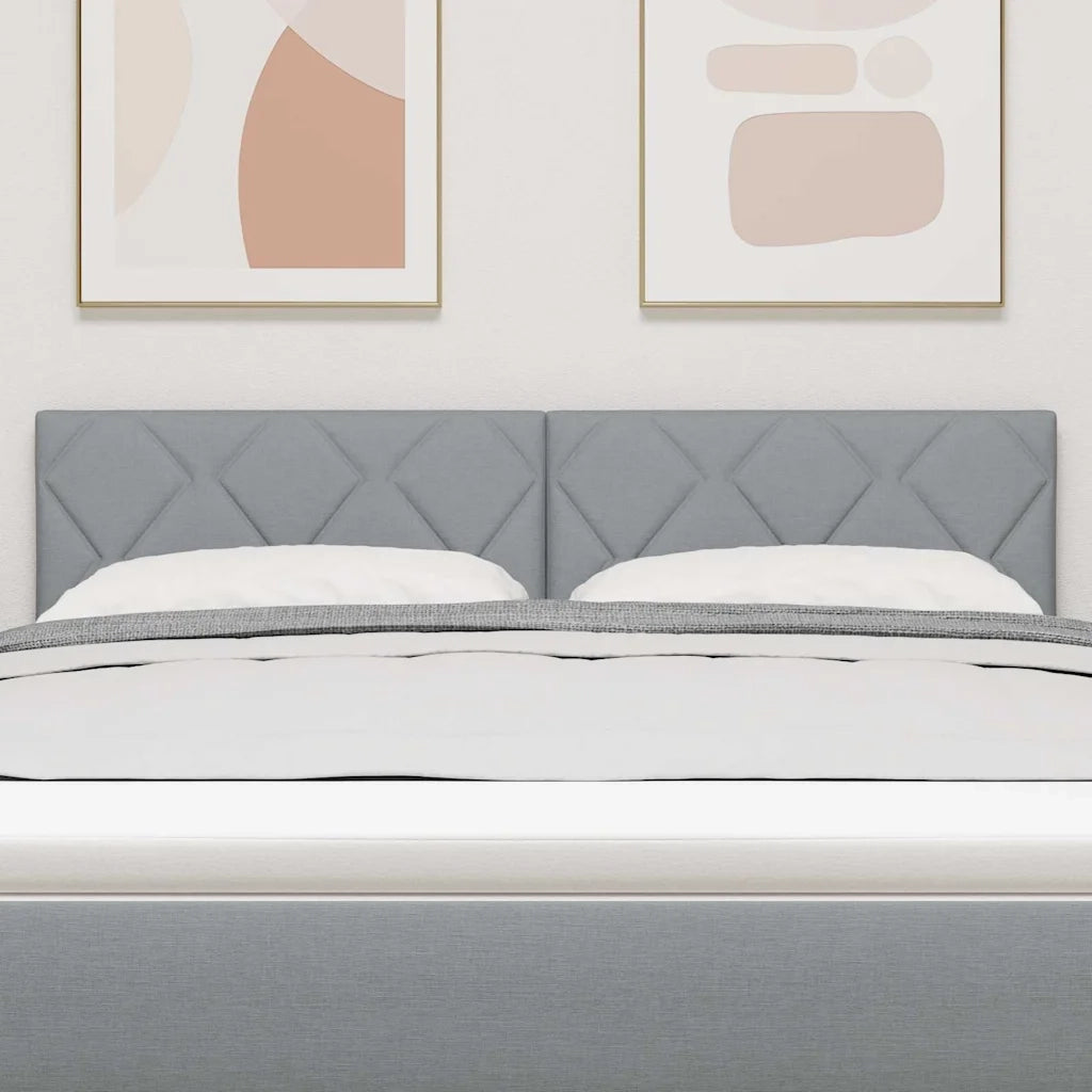 Testiera | Testata Grigio chiaro 160 cm Tessuto
