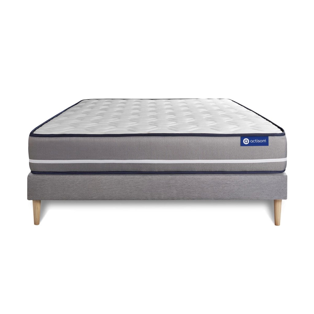 Kit rete e materasso matrimoniale Actimemo pur 140x190cm - Spessore : 20cm- memory foam - rigido