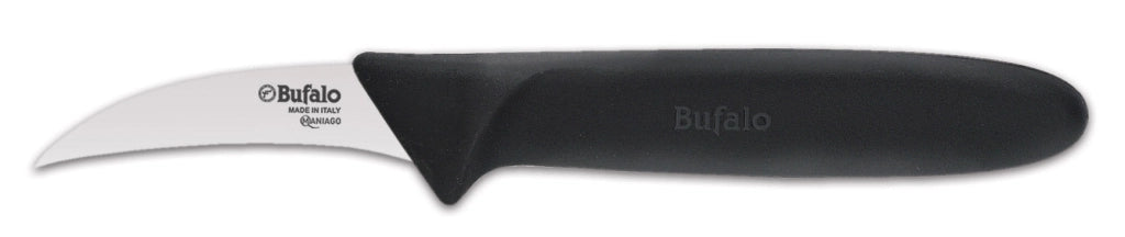 Set Coltelli 8 Pezzi Multiuso con Fodero Bufalo Kit Pro Manico Nero